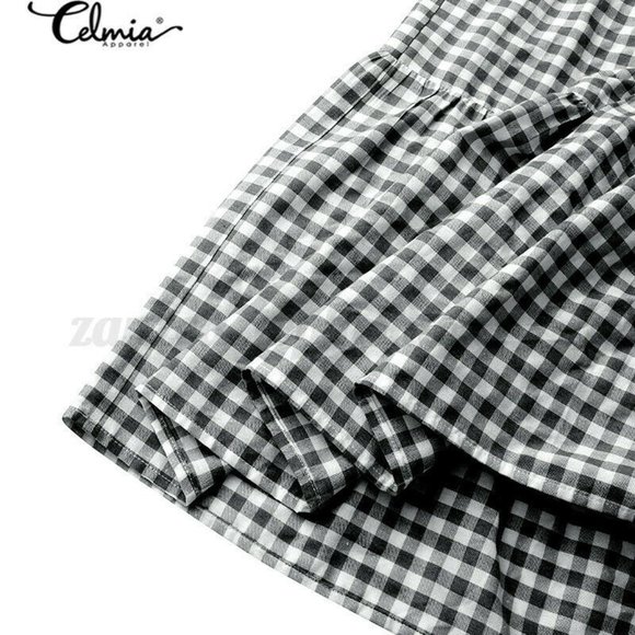 Maxi plaid skirt - Picture 5 of 5